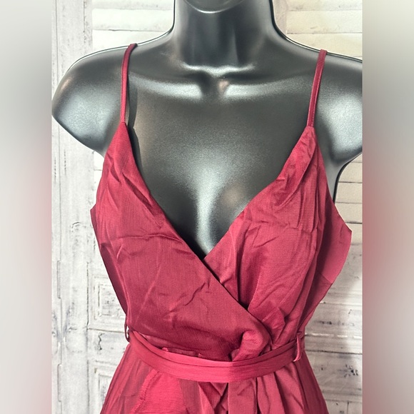 Wine mini dress - Picture 3 of 9